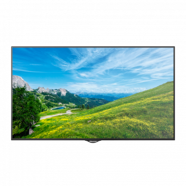 HISENSE ELED Monitor 4K 49" - Suitable for any Digital Signage environment - Viewing angle of 178° - Input HDMI, DVI, VGA, DP, USB, RS232 - Resolution 3840x2160 - Audio | Built-in speakers