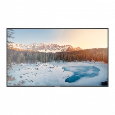 HISENSE DLED Monitor 4K 65" - Geschikt voor elke Digital Signage-omgeving - Kijkhoek van 178° - 2 HDMI-ingangen 2.0 - Resolutie 3840x2160 - Audio | Ingebouwde luidsprekers