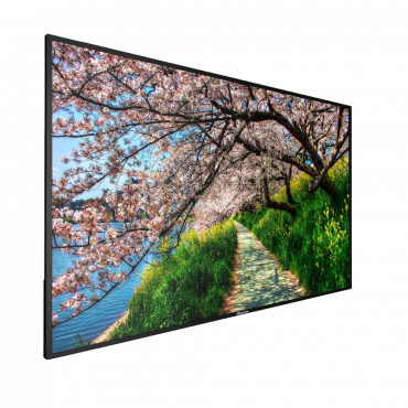 HISENSE DLED Monitor 4K 86" - Verticaal | Horizontale oriëntatie - Kijkhoek van 178° - 2 HDMI-ingangen 2.0 - Resolutie 3840x2160 - Audio | Ingebouwde luidsprekers