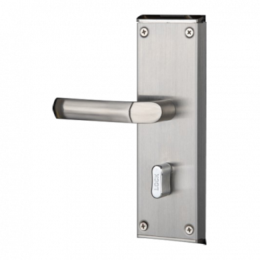 Hotel lock - Opening by MF-card  - Backset 60 mm | Opening right - Stand-alone with battery 4 x AA - Emergency cylinder - Software management