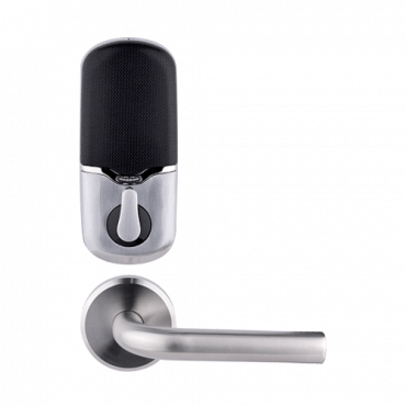 Hotel lock - Opening by MF-card  - Backset 60 mm | Opening left - Stand-alone with battery 4 x AAA - Emergency cylinder - Software management