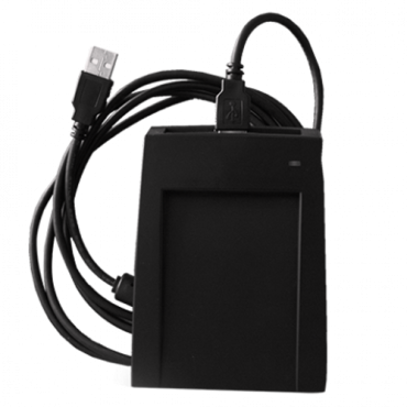 USB card encoder - MF cards 13.56 MHz - USB communication - Card reading and writing - Plug & Play - Compatible with ZK-HOTEL-BIOLOCK software