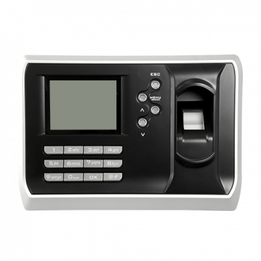 Hysoon Time and Attendance Control - Fingerprints, EM card and keypad - 2.000 recordings / 160.000 records - TCP/IP, USB Flash, 2.8" colour screen - Time and Attendance Control Modes - Free eTime software