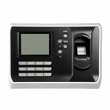 Hysoon Time and Attendance Control - Fingerprints, EM card and keypad - 2.000 recordings / 160.000 records - TCP/IP, WiFi, Wiegand , USB Flash, Display 2.8" Color - Time and Attendance Control Modes - Free eTime software