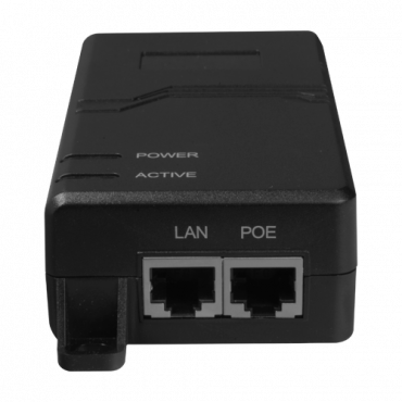 PoE-injector - Input / Output RJ45 10/100/1000 Mbps - Vermogen 60 W - Maximale afstand 100 m - PoE / PoE + / Hi-PoE IEEE802.3af / at - Compatibel met Safire / Uniview SpeedDome