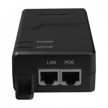 PoE injector - Input/Output RJ45 10/100/1000 Mbps - Power 60 W - Maximum distance 100 m - PoE/PoE+/Hi-PoE IEEE802.3af/at - Compatible with Safire/Uniview SpeedDome