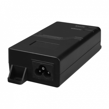 PoE injector - Input/Output RJ45 10/100/1000 Mbps - Power 60 W - Maximum distance 100 m - PoE/PoE+/Hi-PoE IEEE802.3af/at - Compatible with Safire/Uniview SpeedDome