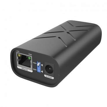 Dual PoE Injector - Input RJ45 10/100/1000 Mbps - Total power 60 W - Maximum distance 100 m - PoE/PoE+ IEEE802.3af/at - Stabilized and protected