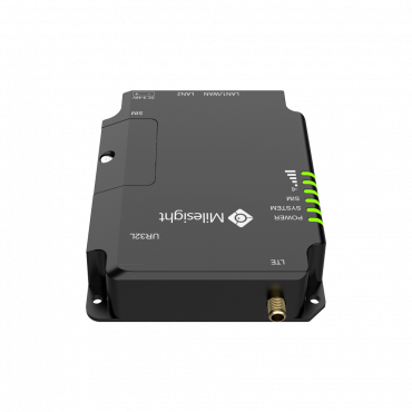 Milesight - Industriële router 4G WiFi PoE - 2 Ethernet-poorten RJ45 10/100 - PoE 802.3 af/at | microSD-slot - Dual SIM-kaartslot 4G/3G - WiFi 802.11 b/g/n