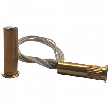 FDP magnetic contact - Especially designed to be embedded in wood - Reed Technology - 4 Thread system - Copper cover - Suitable for exterior IP65 - Grade 2 approved