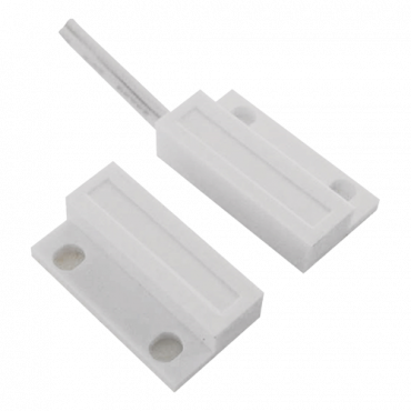 Magnetic contact - Suitable for installation in wood - Reed Detection Technology - Connection system by 2 wires - Resistance to mechanical and electrical shocks - Reduced size