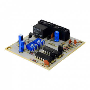 FDP electronic analysis board - For shock detectors IB5 - 2 inputs (independent and adjustable sensitivity) - 1 relay output NO/NC - Power supply 12~14 VDC