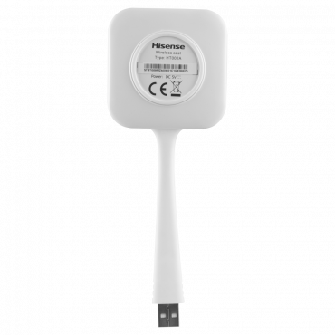 Draadloze USB-zender 2.0 Hisense - Aan/uit-knop - Max. afstand. transmissie 15m - Verbinding 5G