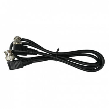 Coaxial cable RG59 - Connector BNC D - Connector BNC L - 60 cm long - Video - Low loss