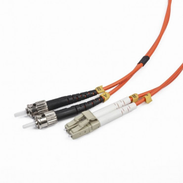 CFO-LCST-OM2-10M: Duplex multimode fiber optic cable - Connectors: LC to ST - Cable length: 10 m