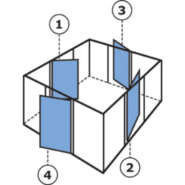 Electromechanical surface lock - Fail Safe (NC) opening mode - Applicable in Fire Protection Systems - LED status indicator - Programmable self-closing - Left-hand opening outwards