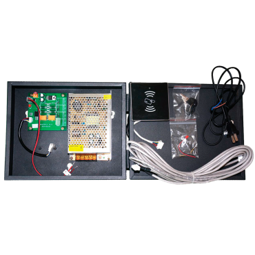 RFID access control panel - MF Card Reader - Access with card - Relay output for two doors - Includes power supply - Management with Hotel Lock System software