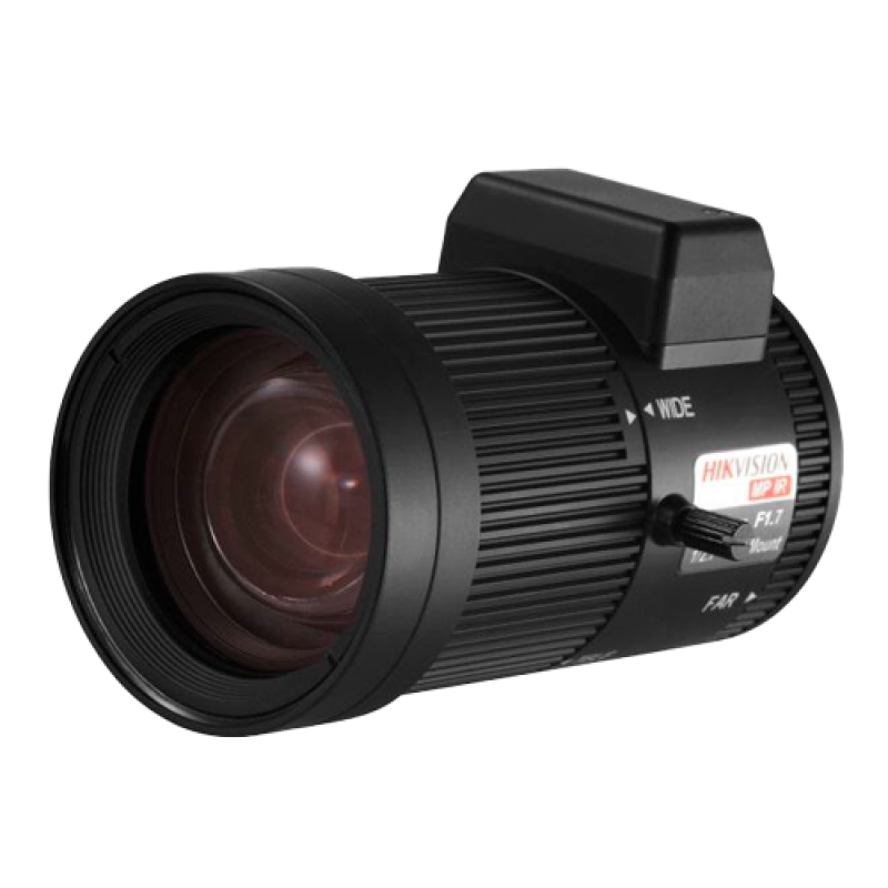 Hikvision - Lens with CS thread - Quality 3 Mpix - AutoIris Direct Drive (DC) - Varifocal: 5~50 mm - 1/2.7" / F1.7-C