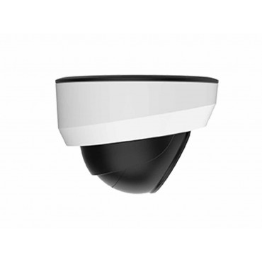 5MP weerbestendige AI Mini Dome netwerkcamera - 2,7 - 13,5 mm gemotoriseerde lens - VCA - kunstmatige intelligentie - ONVIF - geïntegreerde microfoon - IP67 & IK10