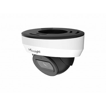 5MP weerbestendige AI Mini Dome netwerkcamera - 2,7 - 13,5 mm gemotoriseerde lens - VCA - kunstmatige intelligentie - ONVIF - geïntegreerde microfoon - IP67 & IK10
