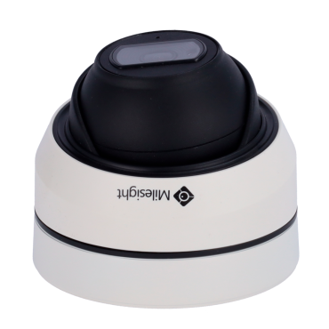 Mini Dome IP-camera 5 Mpx - 1/2,8" Progressive Scan CMOS - Lens van 2,8 mm bij F2.0 - IR-verlichting tot 25 m - WEB, CMS-software, smartphone en NVR - ONVIF-compatibel