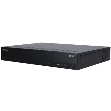 NVR voor IP-camera's - 32 kanalen video / compressie H.265+ - Maximale resolutie 8,0 Mpx - Bandbreedte 256 Mbps - Uitgangen 4K HDMI & VGA - Ondersteunt 4 harde schijven | LPR-compatibel