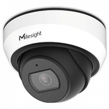 5Mpx Mini Dome IP Camera - 1/2.8" Progressive Scan CMOS - 2.8mm@ F2.0 lens - IR illumination up to 25m - WEB, CMS Software, Smartphone and NVR - ONVIF Compliant