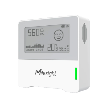 LoRaWAN environmental condition sensor | Up to 15Km range with direct vision | 3 sensors in 1 | Configuration via NFC and APP | Degree of Protection IP30 | Long-lasting battery