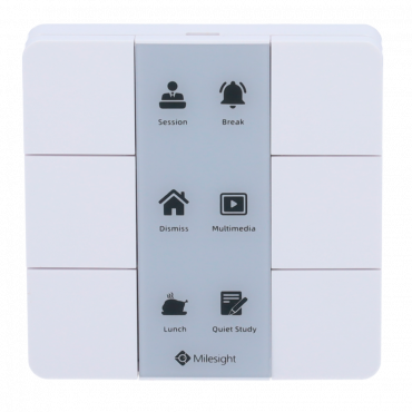 LoRaWAN Smart Scene Panel - Up to 15Km range with direct vision - 6 scene buttons - Configuration via NFC and APP - Degree of Protection IP30 - Long duration battery