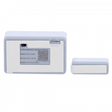 LoRaWAN magnetic contact - Up to 15Km range with direct vision - Installation on doors and windows - Configuration via NFC and APP - Degree of Protection IP20 - Long duration battery