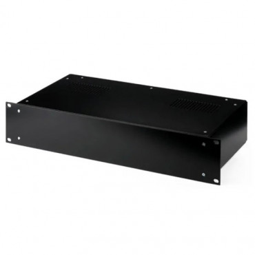 19" Server Case - Black - 2U - Universal