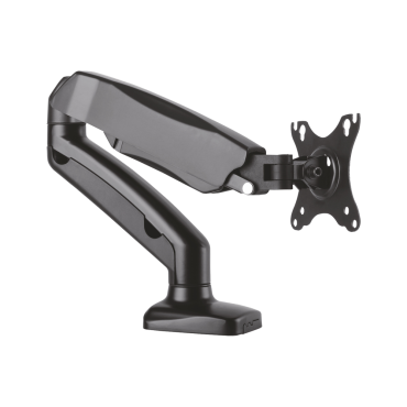 Bracket for LCD monitor - Installation on table - Tilt -45º ~ +90º Rotation 180º Turning 360º - Adjustable in height between 160 mm and 410 mm - Maximum load 6,5 Kg/arm - Screens 13"~27"