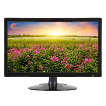 SAFIRE LED-monitor 22" 4N1 - Ontworpen voor bewakingsgebruik - HDMI, VGA, BNC en audio - Resolutie 1920x1080 - Ruisonderdrukkingsfilter - Laag verbruik