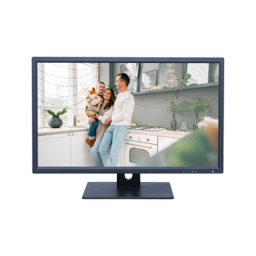 SAFIRE LED Monitor 32" 4N1 - Designed for surveillance use - HDMI, VGA, BNC and Audio - Resolution 1920x1080 - Noise reduction filter - Low consumption