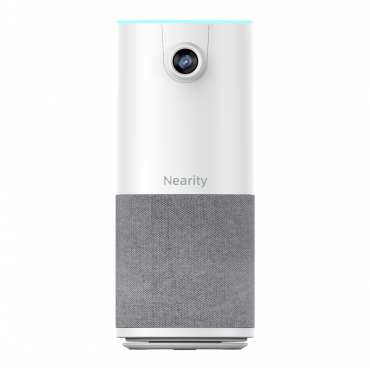 Nearity for videoconferencing - Resolution 1080p - 96° Viewing angle - 4 Built-in microphones - Omnidirectional speaker - Plug & Play