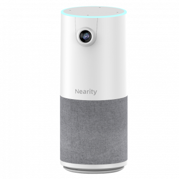 Nearity for videoconferencing - Resolution 1080p - 96° Viewing angle - 4 Built-in microphones - Omnidirectional speaker - Plug & Play