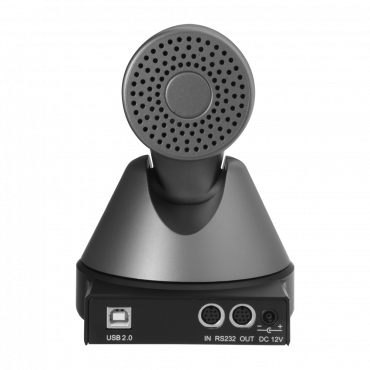 Nearity voor videoconferenties - PTZ | Tot 10 voorinstellingen - Resolutie 1080p | AGC - 3,5-lens - 42,3 mm | Zoom 12X - VISCA-protocol op RS232 - Plug & Play