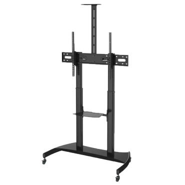 Floor stand with wheels | Includes tray and camera support | Monitor size up to 100" | Maximum weight 100Kg | VESA from 200x200 to 1000x600mm