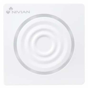 Nivian Smart Indoor Siren - Alarm 90 dB - Backup battery - Warning light - Wireless 433MHz - Compatible with Nivian Smart Alarm Panel