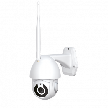 Nivian Smart Camera 2K - Wifi 2.4 GHz - Suitable for outdoor use: IR up to 10 m - Motorized PT control / Autotracking - Recording to MicroSD card or Cloud - TUYA Smart / Google / Alexa Compatible 