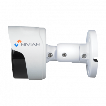 8 MP IP-camera - 1/2.3" Progressive Scan CMOS - Compressie H.265/H.264 - 3,6 mm lens - SMD IR LED's Bereik 30 m - Nivian Connect/RXCamView-app