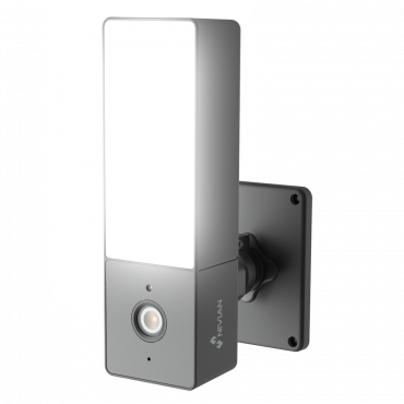 Nivian Camara 1080p - Wifi 2.4 GHz - Suitable for outdoor use: IR up to 10 m - White spotlight of 1000 lm - Recording to MicroSD card or Cloud - TUYA Smart / Google / Alexa Compatible 