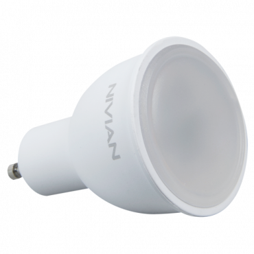 RGB Smart Bulb - WiFi 2.4 GHz IEEE802.11 b/g/n - Consumption 4.5W - Cap type GU10 - Compatible with TUYA Smart - Compatible with Alexa and Google Assistant