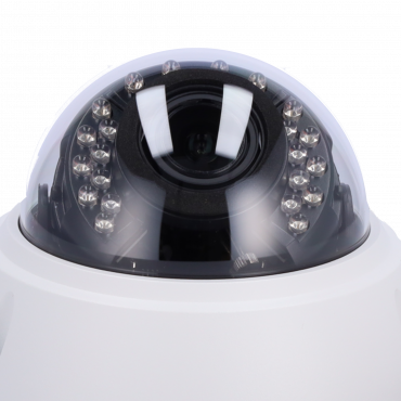 1080p ECO-domecamera - 4 in 1 (HDTVI / HDCVI / AHD / CVBS) - 1/3" SOI 2.0Mpx F23 + 8536H - 2,7 ~ 13,5 mm varifocale lens - IR-leds Bereik 20 m - 3DNR