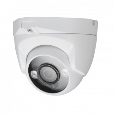 1080p ECO Dome Camera - 4 in 1 (HDTVI / HDCVI / AHD / CVBS) - 1/2.7" 2.1 Mpx BG0806 - 3.6 mm Lens - 2 LEDs Array IR Range 30 m - Weatherproof IP66