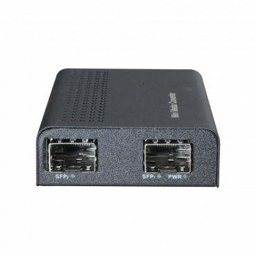 Mediaconverter - SFP to SFP - 2x SFP - 1.25 Gb/s - TRx 850 nm - Single-mode and Multimode supported - Reduced size