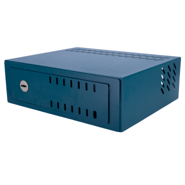 Safe for DVR - Specific for CCTV - For DVR of 1U rack - Mechanical lock - With ventilation and cable passage - Quality and resistance