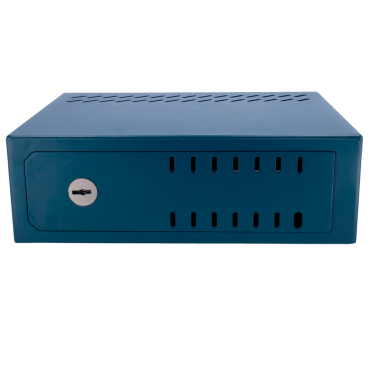 Safe for DVR - Specific for CCTV - For DVR of 1U rack - Mechanical lock - With ventilation and cable passage - Quality and resistance