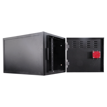 Closed metal case for DVR's - Specific for CCTV - For rack-mountable recorders up to 6U -Key lock - Compatible with the RACK standard 19" - Quality and resistance