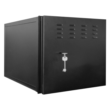 Closed metal case for DVR's - Specific for CCTV - For rack-mountable recorders up to 6U -Key lock - Compatible with the RACK standard 19" - Quality and resistance